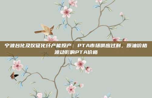 宁波台化及仪征化纤产能投产：PTA市场供应过剩，原油价格波动影响PTA价格