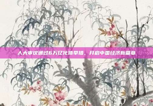 人大审议通过6万亿化债举措，开启中国经济新篇章