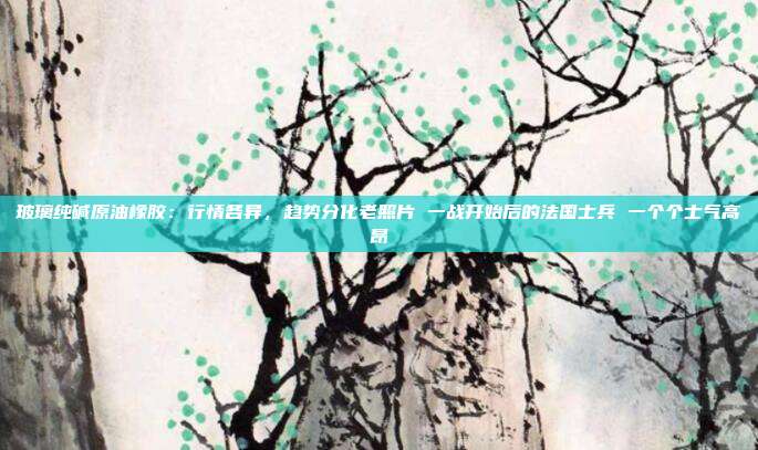 玻璃纯碱原油橡胶：行情各异，趋势分化老照片 一战开始后的法国士兵 一个个士气高昂