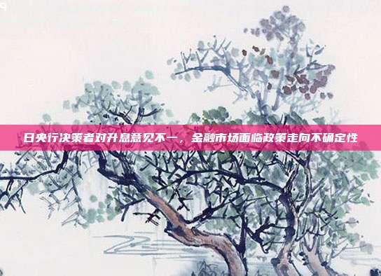 日央行决策者对升息意见不一，金融市场面临政策走向不确定性