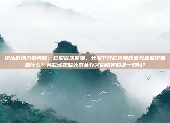 原油市场风云再起：短期震荡偏强，长期下行趋势难改回光返照原理是什么？其它动物临死前会有突然精神的那一刻吗？
